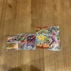￼ポケモンカード3枚と￼、2パック￼