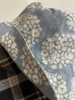 ハンドメイド#すっぽり帽子#ポップコーン犬#