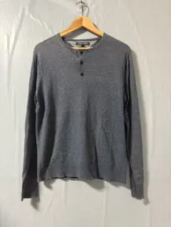TOMMY HILFIGER プレミアムコットンヘンリーネックロンT