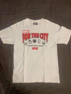 FTC tシャツ マーベルコラボ　ホワイト　Sサイズ　美品