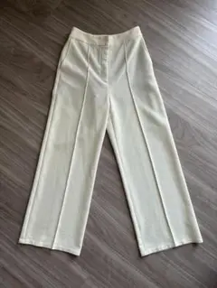 Demi-Luxe BEAMS センタープレスワイドパンツ