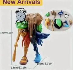 イタリアンブレインロット トゥントゥンサフール 大きめフィギュア キャラMIX