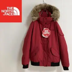 未使用タグ付き☆ ノースフェイス ボンバージャケット ダウン レッド S
