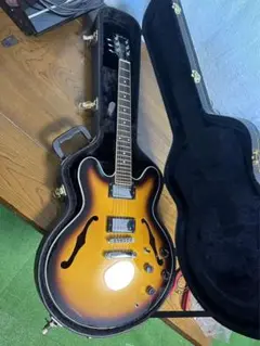 【希少品】　Tony smith セミアコ ES335 送料込み Tony Smith セミアコ 傷あり ソフトケース付属 動作未確認
