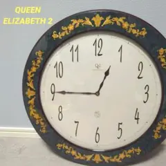 クイーンエリザベス２ QUEEN ELIZABETH 2　掛け時計　リズム時計