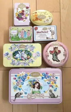 カファレル アフタヌーンティー 缶 7個セット