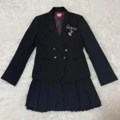 【美品】デコラピンキーズ フォーマル セットアップ 女の子 可愛い ハート柄