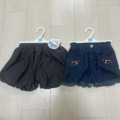 西松屋　デニムパンツ　かぼちゃパンツ
