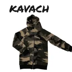 【kavach】カバチ　迷彩柄フード付きブルゾン　イタリア製