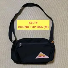 KELTY ラウンドトップバッグ ショルダーバッグ ブラック
