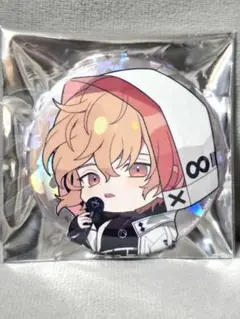 パラライ コラボカフェ本舗 御山京 ちびキャラホログラム缶バッジ