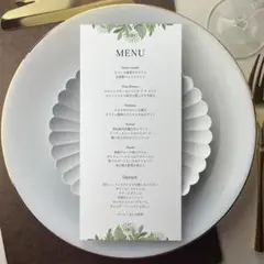 メニュー表_2　ドリンクメニュー　ウェディング　結婚式
