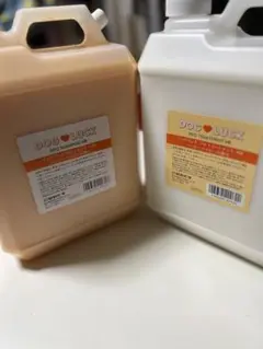 ドッグラック　プロシャンプー４Ｌ＆プロトリートメント２Ｌ　セット DOG LUCK ドッグラック プロシャンプー ローズピンクの香り 2L
