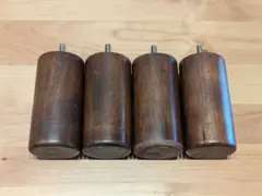 無印良品　マットレスベッド脚　ブラウン　12cm