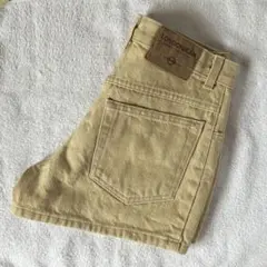 LONDONJEAN デニムショートパンツ ショートパンツ ベージュ ビンテージ