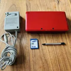 ニンテンドー3DS 赤色　本体　付属品セット