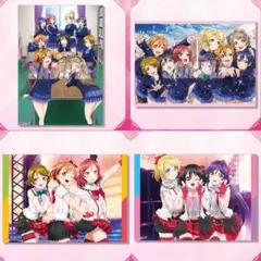 ラブライブ　くじ引き堂　C賞　クリアポスター　セット②