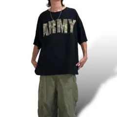 BAYSIDE U.S.ARMY USA製 ARMY ビッグシルエット Tシャツ