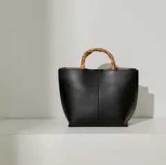 SALON adam et rope'バンブーハンドル2WAYショルダーバッグ