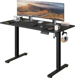 128. 電動昇降デスク　オフィスワークテーブル スタンディングデスク