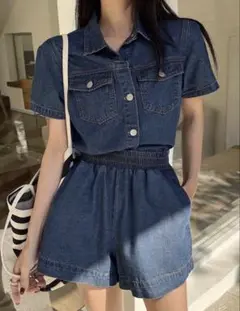 新品　dazyデニムジャケット&パンツセットアップ