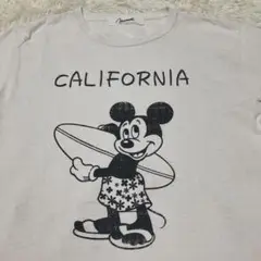 mansart サーフミッキーTシャツ ホワイト