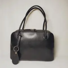 美品 マーガレットハウエル レザー ハンドバッグ 旧ロゴ
