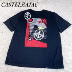 極美品✨カステルパジャック メンズ 半袖 Tシャツ 50 XL 黒 大きいサイズ