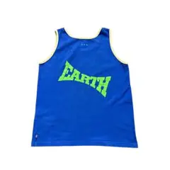 7SM4【EARTH】バックプリント　90'sリンガータンクトップ　STAR刺繍