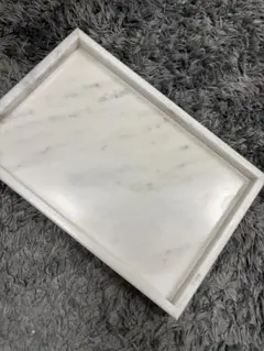 送料込♡大理石インテリアトレイ♡ホワイト