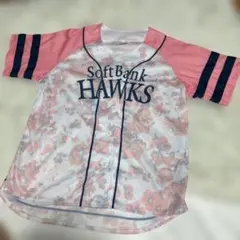 SoftBank Hawks ユニフォーム 花柄 ピンク