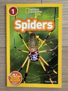 新品英語絵本　National Geographic Kids Spiders