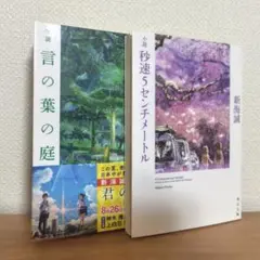 新海誠 秒速5センチメートル & 言の葉の庭 セット　まとめ売り