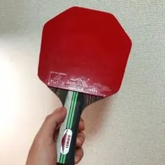 卓球　ラケット　六角形　裏　表　ラバー　シェーク　FL シェイプ　W2