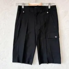 BARNEYS NEWYORK♦︎カーゴパンツ ハーフパンツ M ひざ丈 黒