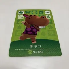 あつ森 amiibo チャコ トレーディングカード 228