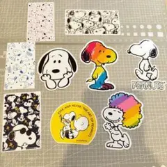 スヌーピー ステッカー 8枚セット