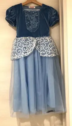 シンデレラ風　ブルードレス　140cm