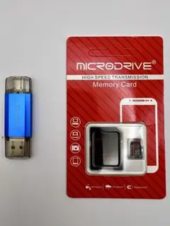 MICRODRIVEMicroSDカード+USBドライブ128GB2個セット