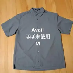 Avail アベイル　半そでシャツ　くすみブルー　M