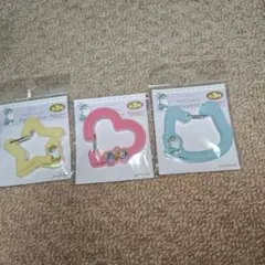 セリア モフサンド アクリルカラビナ セット