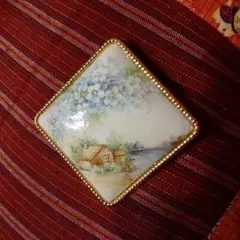 フランスアンティーク　モネ展　ブローチ