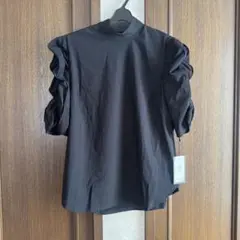 SCOTCLUB スリーブギャザーストレッチトップス