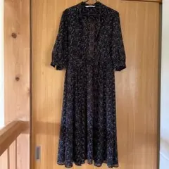 ユニクロ×tomas maier ロングワンピース 黒