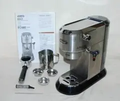 デロンギ エスプレッソマシン EC680Rデディカ　ノズル交換済み デディカEC680BK】新品のままスチームノズル移植大手術デロンギ