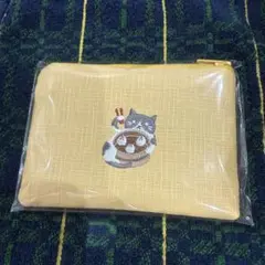 台湾　猫刺繍　小籠包　ポーチ　台湾土産