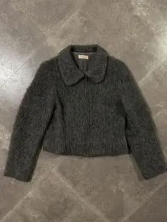 used dark grey wool jacket