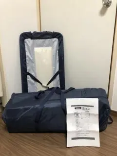 Nebio 折りたたみ プレイヤード スリープ ベビーベッド ネイビー