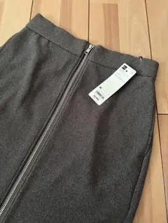GU グレー タイトスカート Mサイズ