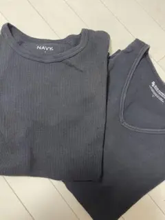 【美品＆格安】ブラックTシャツ2枚セット